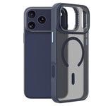 Custodia per telefono magnetica con supporto in metallo LeReach Le-Luster Series per obiettivo., For iPhone 17 Pro Max, For iPhone 17 Pro