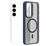 Custodia per telefono magnetica con supporto in metallo LeReach Le-Luster Series per obiettivo., For Galaxy S26+ 5G, For Galaxy S26 Ultra 5G, For Galaxy S26 5G, For Galaxy S25 FE 5G, For Galaxy S25 Ultra 5G, For Galaxy S24 Ultra 5G