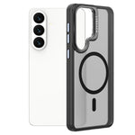 Custodia per telefono magnetica con supporto in metallo LeReach Le-Luster Series per obiettivo., For Galaxy S26+ 5G, For Galaxy S26 Ultra 5G, For Galaxy S26 5G, For Galaxy S25 FE 5G, For Galaxy S25 Ultra 5G, For Galaxy S24 Ultra 5G