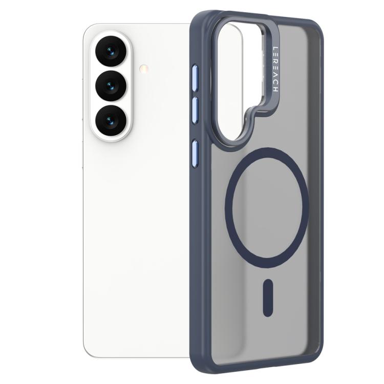 Custodia per telefono magnetica con supporto in metallo LeReach Le-Luster Series per obiettivo., For Galaxy S26+ 5G, For Galaxy S26 Ultra 5G, For Galaxy S26 5G, For Galaxy S25 FE 5G, For Galaxy S25 Ultra 5G, For Galaxy S24 Ultra 5G