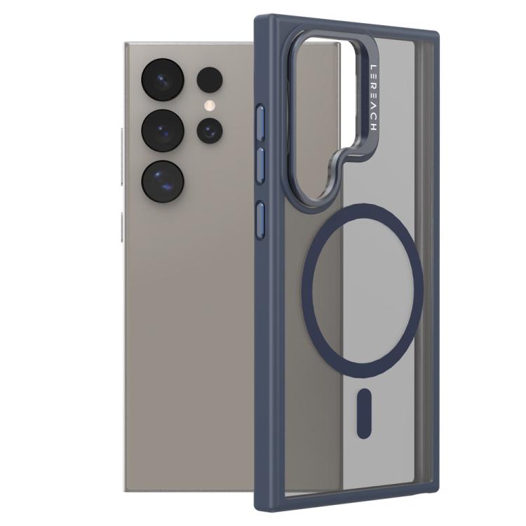 Custodia per telefono magnetica con supporto in metallo LeReach Le-Luster Series per obiettivo., For Galaxy S26+ 5G, For Galaxy S26 Ultra 5G, For Galaxy S26 5G, For Galaxy S25 FE 5G, For Galaxy S25 Ultra 5G, For Galaxy S24 Ultra 5G