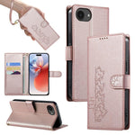 Custodia per telefono in ecopelle con chiusura magnetica e cinturino, con simpatici gattini., For iPhone 17e / 16e, For iPhone 17 Pro Max, For iPhone 17 Pro, For iPhone 17