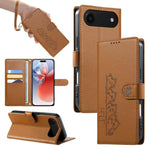 Custodia per telefono in ecopelle con chiusura magnetica e cinturino, con simpatici gattini., For iPhone Air, For iPhone 16 Pro Max, For iPhone 16 Pro, For iPhone 16 Plus