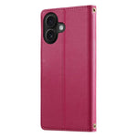 Custodia per telefono in ecopelle con chiusura magnetica e cinturino, con simpatici gattini., For iPhone 16, For iPhone 15 Pro Max, For iPhone 15 Pro, For iPhone 15 Plus