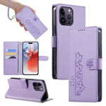 Custodia per telefono in ecopelle con chiusura magnetica e cinturino, con simpatici gattini., For iPhone 14 Pro Max, For iPhone SE 2022 / SE 2020 / 8 / 7, For iPhone 13 Pro Max, For iPhone 13 Pro