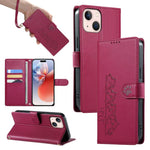 Custodia per telefono in ecopelle con chiusura magnetica e cinturino, con simpatici gattini., For iPhone 13 mini, For iPhone 12 / 12 Pro, For iPhone 12 Pro Max, For iPhone 12 mini