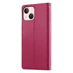 Custodia per telefono in ecopelle con chiusura magnetica e cinturino, con simpatici gattini., For iPhone 13 mini, For iPhone 12 / 12 Pro, For iPhone 12 Pro Max, For iPhone 12 mini