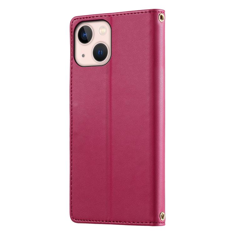 Custodia per telefono in ecopelle con chiusura magnetica e cinturino, con simpatici gattini., For iPhone 13 mini, For iPhone 12 / 12 Pro, For iPhone 12 Pro Max, For iPhone 12 mini