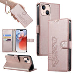 Custodia per telefono in ecopelle con chiusura magnetica e cinturino, con simpatici gattini., For iPhone 13 mini, For iPhone 12 / 12 Pro, For iPhone 12 Pro Max, For iPhone 12 mini
