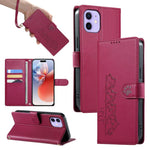 Custodia per telefono in ecopelle con chiusura magnetica e cinturino, con simpatici gattini., For iPhone 13 mini, For iPhone 12 / 12 Pro, For iPhone 12 Pro Max, For iPhone 12 mini