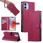Custodia per telefono in ecopelle con chiusura magnetica e cinturino, con simpatici gattini., For iPhone 13 mini, For iPhone 12 / 12 Pro, For iPhone 12 Pro Max, For iPhone 12 mini
