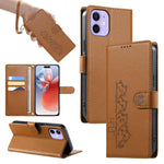 Custodia per telefono in ecopelle con chiusura magnetica e cinturino, con simpatici gattini., For iPhone 13 mini, For iPhone 12 / 12 Pro, For iPhone 12 Pro Max, For iPhone 12 mini
