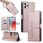 Custodia per telefono in ecopelle con chiusura magnetica e cinturino, con simpatici gattini., For iPhone 11 Pro Max, For iPhone 11, For iPhone 11 Pro, For iPhone X / XS
