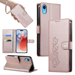 Custodia per telefono in ecopelle con chiusura magnetica e cinturino, con simpatici gattini., For iPhone XR, For iPhone XS Max, For iPhone 8 Plus / 7 Plus