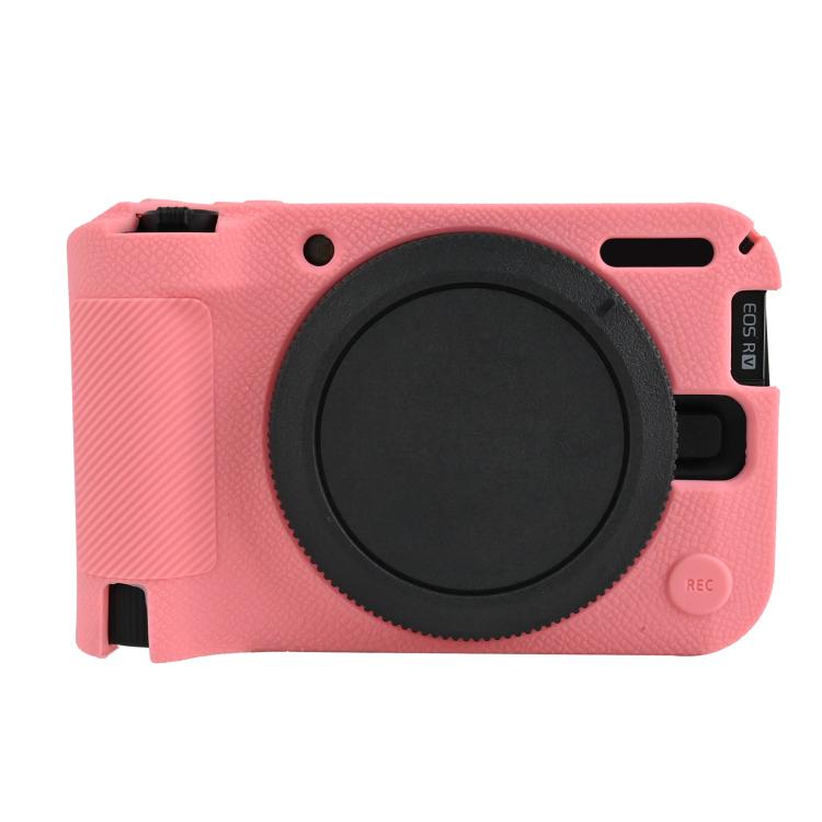 Custodia protettiva per fotocamera in morbido silicone con texture litchi, For Canon EOS R50 V