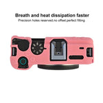 Custodia protettiva per fotocamera in morbido silicone con texture litchi, For Canon EOS R50 V