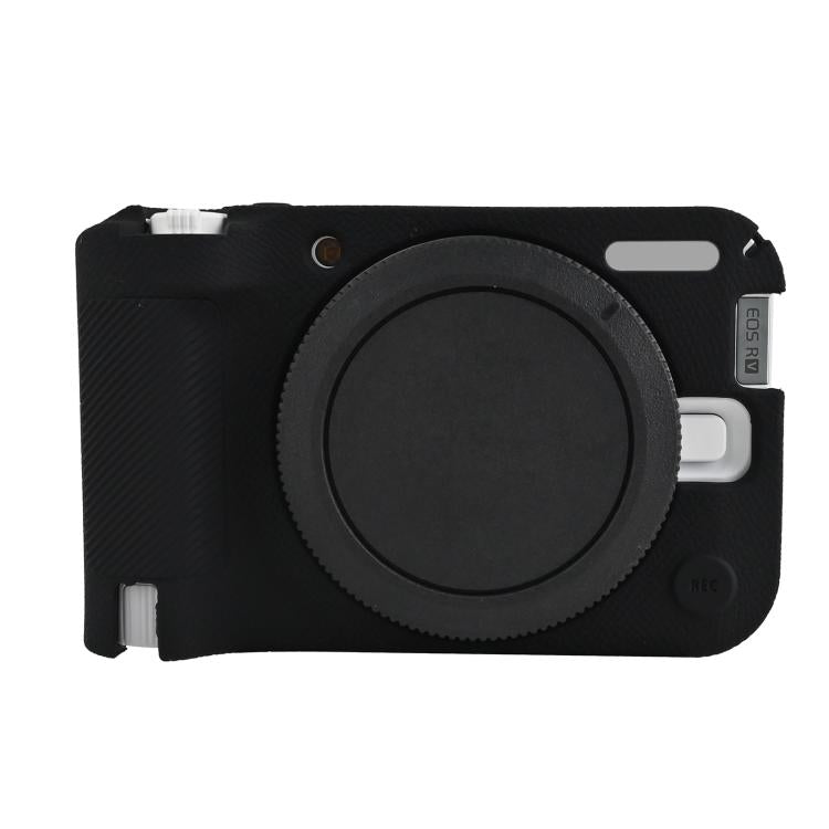 Custodia protettiva per fotocamera in morbido silicone con texture litchi, For Canon EOS R50 V