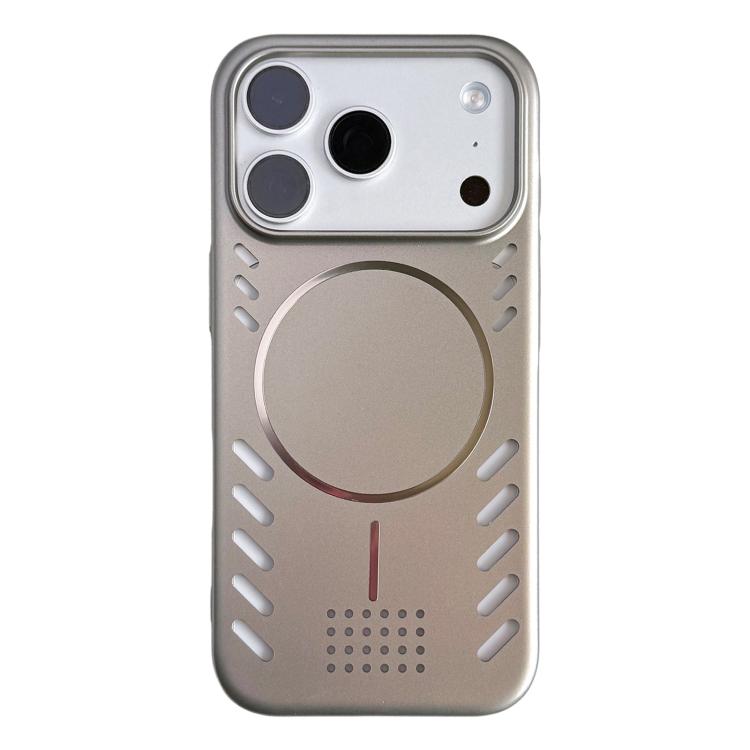 Vernice metallizzata, raffreddamento, custodia magnetica per telefono in PC, For iPhone 17 Pro Max, For iPhone 17 Pro, For iPhone 17