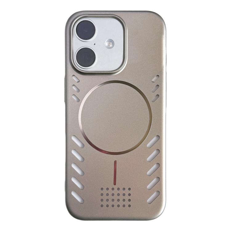 Vernice metallizzata, raffreddamento, custodia magnetica per telefono in PC, For iPhone 17 Pro Max, For iPhone 17 Pro, For iPhone 17