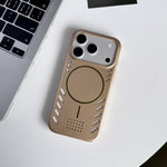 Vernice metallizzata, raffreddamento, custodia magnetica per telefono in PC, For iPhone 16 Pro Max, For iPhone 16 Pro, For iPhone 16