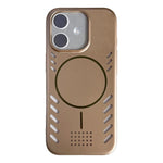 Vernice metallizzata, raffreddamento, custodia magnetica per telefono in PC, For iPhone 16 Pro Max, For iPhone 16 Pro, For iPhone 16