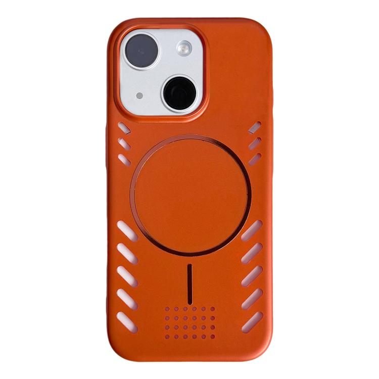 Vernice metallizzata, raffreddamento, custodia magnetica per telefono in PC, For iPhone 15 Pro Max, For iPhone 15 Pro, For iPhone 15
