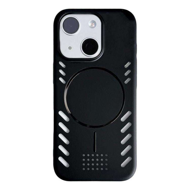 Vernice metallizzata, raffreddamento, custodia magnetica per telefono in PC, For iPhone 15 Pro Max, For iPhone 15 Pro, For iPhone 15