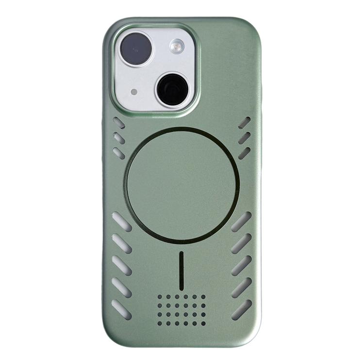 Vernice metallizzata, raffreddamento, custodia magnetica per telefono in PC, For iPhone 15 Pro Max, For iPhone 15 Pro, For iPhone 15