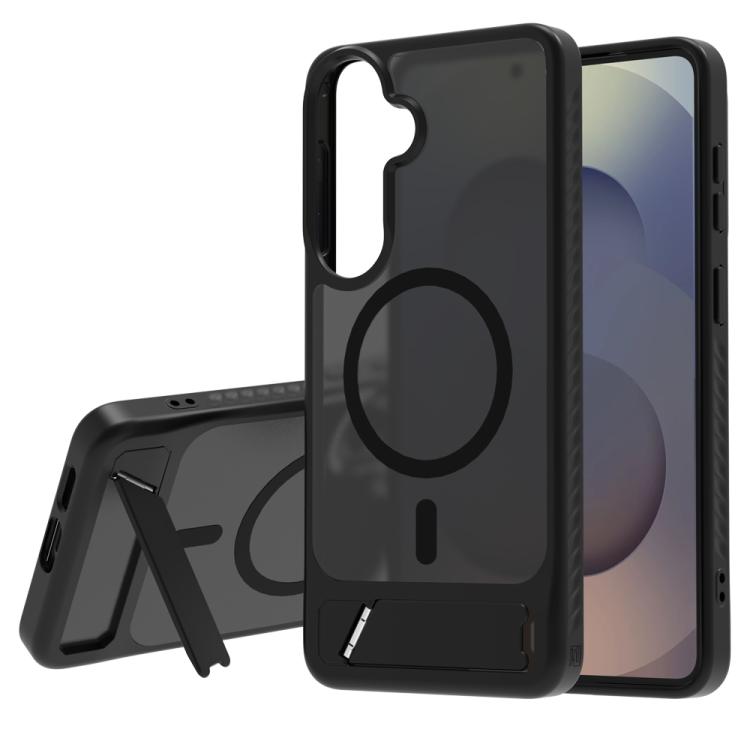 Custodia magnetica per telefono LeReach Le-Chic Series con supporto integrato nascosto., For Galaxy S26+ 5G, For Galaxy S26 Ultra 5G, For Galaxy S26 5G, For Galaxy S25 FE 5G, For Galaxy S25 Edge 5G, For Galaxy S24 5G/S25 5G, For Galaxy S24+ / S25+ 5G  ...