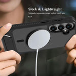 Custodia magnetica per telefono LeReach Le-Chic Series con supporto integrato nascosto., For Galaxy S26+ 5G, For Galaxy S26 Ultra 5G, For Galaxy S26 5G, For Galaxy S25 FE 5G, For Galaxy S25 Edge 5G, For Galaxy S24 5G/S25 5G, For Galaxy S24+ / S25+ 5G  ...