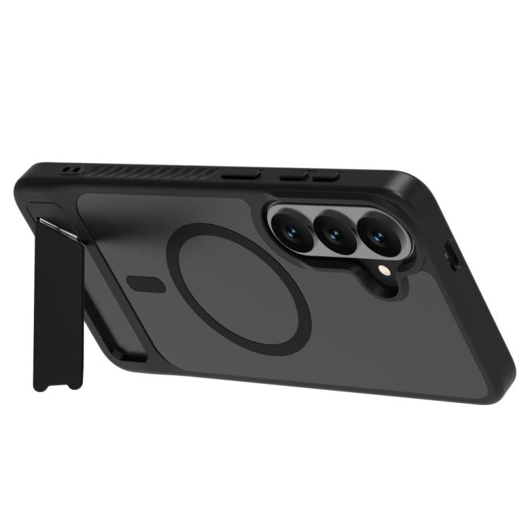 Custodia magnetica per telefono LeReach Le-Chic Series con supporto integrato nascosto., For Galaxy S26+ 5G, For Galaxy S26 Ultra 5G, For Galaxy S26 5G, For Galaxy S25 FE 5G, For Galaxy S25 Edge 5G, For Galaxy S24 5G/S25 5G, For Galaxy S24+ / S25+ 5G  ...