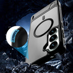 Custodia magnetica per telefono LeReach Le-Chic Series con supporto integrato nascosto., For Galaxy S26+ 5G, For Galaxy S26 Ultra 5G, For Galaxy S26 5G, For Galaxy S25 FE 5G, For Galaxy S25 Edge 5G, For Galaxy S24 5G/S25 5G, For Galaxy S24+ / S25+ 5G  ...