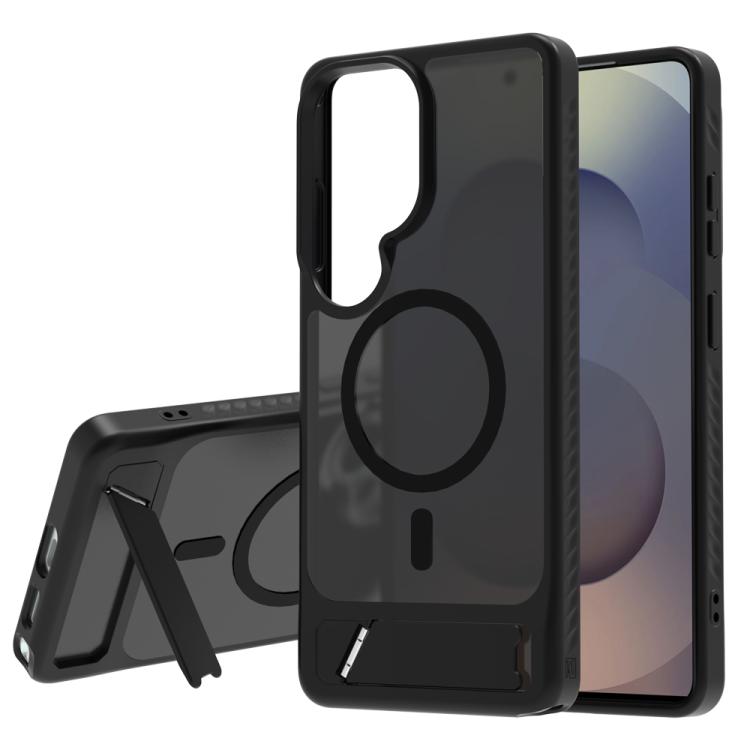 Custodia magnetica per telefono LeReach Le-Chic Series con supporto integrato nascosto., For Galaxy S26+ 5G, For Galaxy S26 Ultra 5G, For Galaxy S26 5G, For Galaxy S25 FE 5G, For Galaxy S25 Edge 5G, For Galaxy S24 5G/S25 5G, For Galaxy S24+ / S25+ 5G  ...
