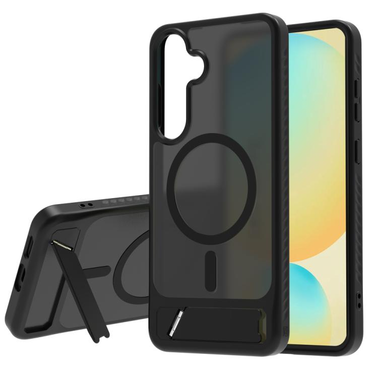 Custodia magnetica per telefono LeReach Le-Chic Series con supporto integrato nascosto., For Galaxy S26+ 5G, For Galaxy S26 Ultra 5G, For Galaxy S26 5G, For Galaxy S25 FE 5G, For Galaxy S25 Edge 5G, For Galaxy S24 5G/S25 5G, For Galaxy S24+ / S25+ 5G  ...