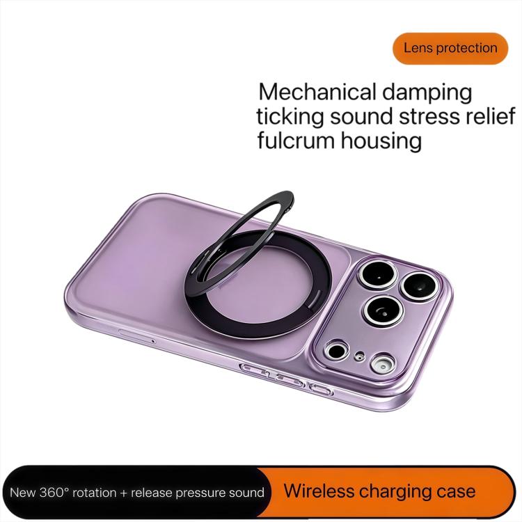 Passa alla custodia magnetica in silicone Pro 17 con supporto girevole a 360 gradi., For iPhone 17 Pro Max, For iPhone 17 Pro, For iPhone 17