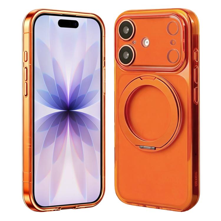 Passa alla custodia magnetica in silicone Pro 17 con supporto girevole a 360 gradi., For iPhone 17 Pro Max, For iPhone 17 Pro, For iPhone 17