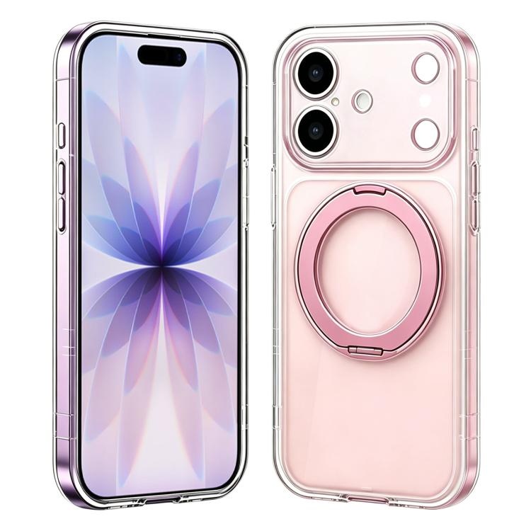 Passa alla custodia magnetica in silicone Pro 17 con supporto girevole a 360 gradi., For iPhone 17 Pro Max, For iPhone 17 Pro, For iPhone 17