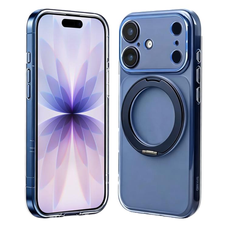 Passa alla custodia magnetica in silicone Pro 17 con supporto girevole a 360 gradi., For iPhone 17 Pro Max, For iPhone 17 Pro, For iPhone 17