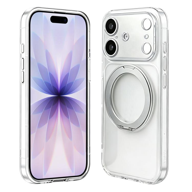 Passa alla custodia magnetica in silicone Pro 17 con supporto girevole a 360 gradi., For iPhone 17 Pro Max, For iPhone 17 Pro, For iPhone 17