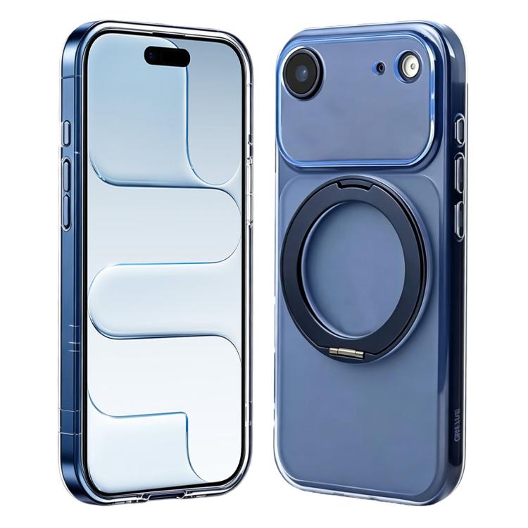 Passa alla custodia magnetica in silicone Pro 17 con supporto girevole a 360 gradi., For iPhone Air, For iPhone 16 Pro Max, For iPhone 16 Pro