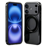 Passa alla custodia magnetica in silicone Pro 17 con supporto girevole a 360 gradi., For iPhone 16 Plus, For iPhone 16, For iPhone 15 Pro Max