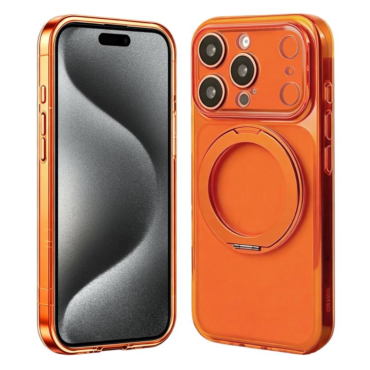 Passa alla custodia magnetica in silicone Pro 17 con supporto girevole a 360 gradi., For iPhone 16 Plus, For iPhone 16, For iPhone 15 Pro Max