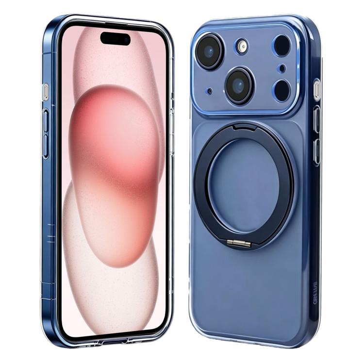 Passa alla custodia magnetica in silicone Pro 17 con supporto girevole a 360 gradi., For iPhone 15 Pro, For iPhone 15 Plus / 14 Plus, For iPhone 15