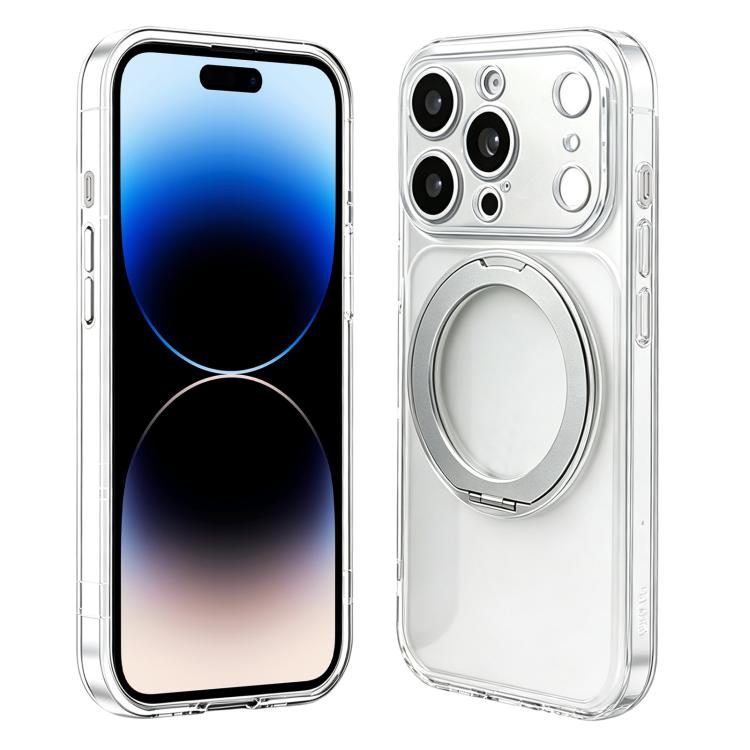 Passa alla custodia magnetica in silicone Pro 17 con supporto girevole a 360 gradi., For iPhone 14, For iPhone 14 Pro, For iPhone 14 Pro Max
