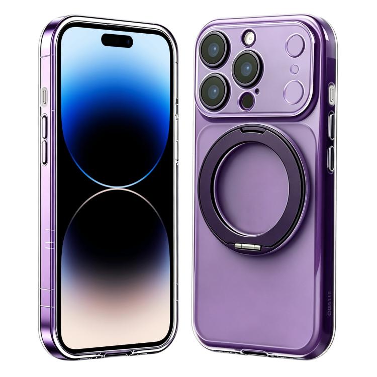 Passa alla custodia magnetica in silicone Pro 17 con supporto girevole a 360 gradi., For iPhone 14, For iPhone 14 Pro, For iPhone 14 Pro Max