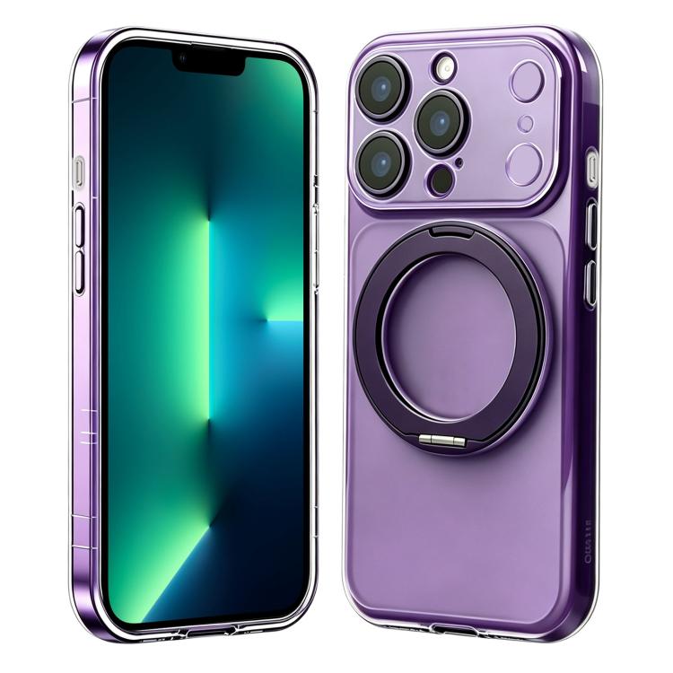 Passa alla custodia magnetica in silicone Pro 17 con supporto girevole a 360 gradi., For iPhone 13 Pro Max, For iPhone 13 Pro, For iPhone 13