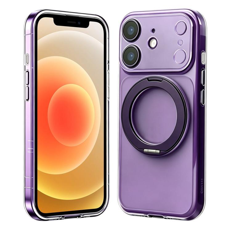 Passa alla custodia magnetica in silicone Pro 17 con supporto girevole a 360 gradi., For iPhone 12, For iPhone 12 Pro Max, For iPhone 12 Pro