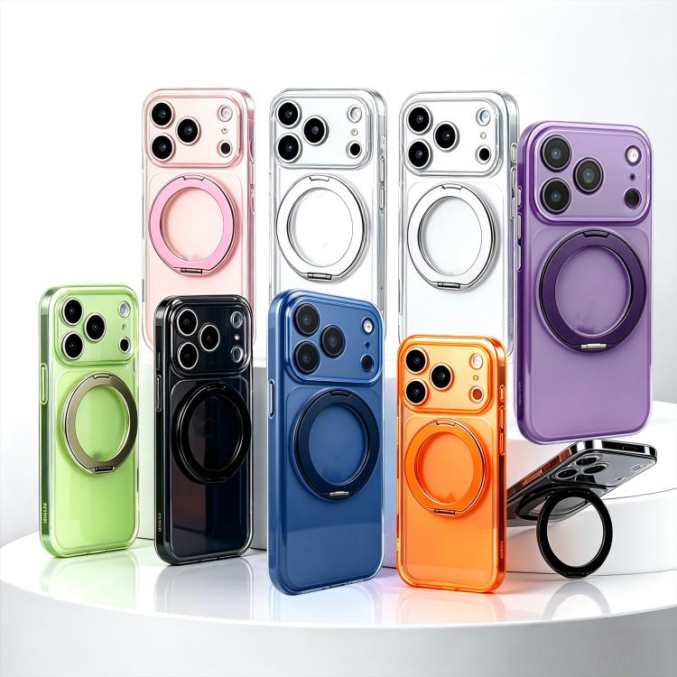 Passa alla custodia magnetica in silicone Pro 17 con supporto girevole a 360 gradi., For iPhone 17 Pro Max, For iPhone 17 Pro, For iPhone 17
