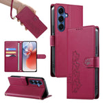 Custodia per telefono in ecopelle con chiusura magnetica e cinturino, con simpatici gattini., For Galaxy S26 FE 5G, For Galaxy S26+ 5G, For Galaxy S26 Edge 5G, For Galaxy S26 Ultra 5G