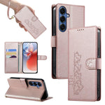Custodia per telefono in ecopelle con chiusura magnetica e cinturino, con simpatici gattini., For Galaxy S26 5G, For Galaxy S25 FE 5G, For Galaxy S25 Edge 5G, For Galaxy S25 5G / S24 5G